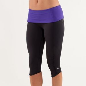 Lululemon Run Nothing To Hide Crop